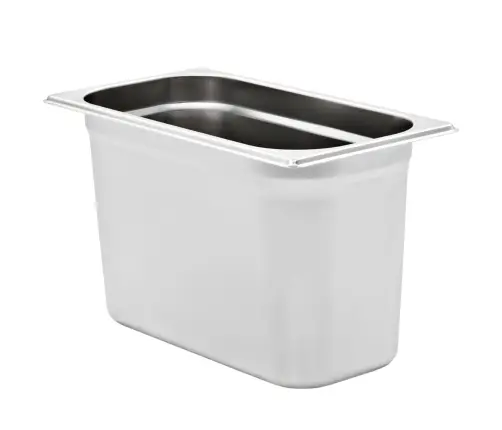 Gastronorm Trauki, 4 Gab., Gn 1/3, 200 Mm, Nerūsējošs Tērauds Vidaxl