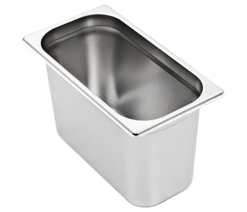 Gastronorm Trauki, 4 Gab., Gn 1/3, 200 Mm, Nerūsējošs Tērauds Vidaxl