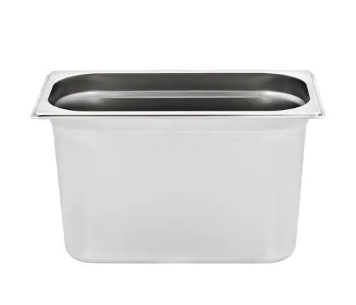 Gastronorm Trauki, 4 Gab., Gn 1/3, 200 Mm, Nerūsējošs Tērauds Vidaxl