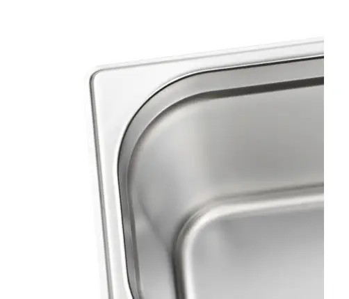 Gastronorm Trauki, 4 Gab., Gn 1/3, 200 Mm, Nerūsējošs Tērauds Vidaxl