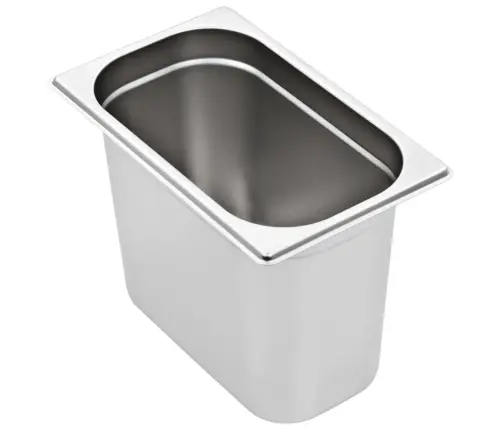 Gastronorm Trauki, 4 Gab., Gn 1/4, 200 Mm, Nerūsējošs Tērauds  Vidaxl