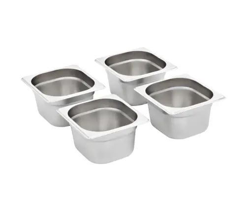 Gastronorm Indai, 12 Vnt., Nerūdijantis Plienas