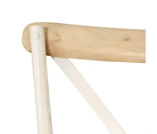 Virtuves Krēsli, 2 Gab., Balts Mango Masīvkoks Vidaxl