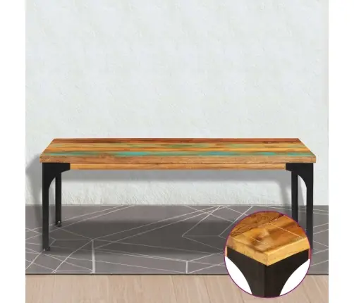 Kafijas Galdiņš, 100X60X35 Cm, Pārstrādāts Masīvkoks Vidaxl