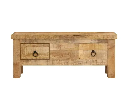 Kafijas Galdiņš, 90X45X35 Cm, Mango Masīvkoks Vidaxl