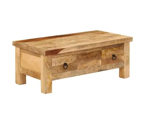 Kafijas Galdiņš, 90X45X35 Cm, Mango Masīvkoks Vidaxl