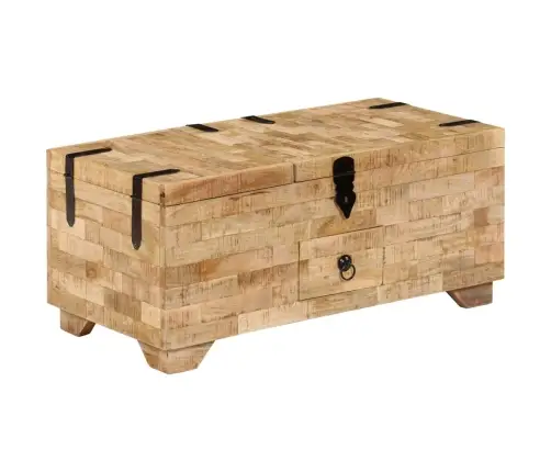 Kafijas Galdiņš, 80X40X35 Cm, Mango Masīvkoks Vidaxl