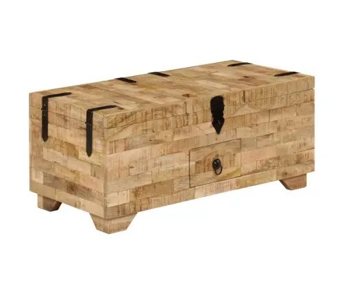 Kafijas Galdiņš, 80X40X35 Cm, Mango Masīvkoks Vidaxl