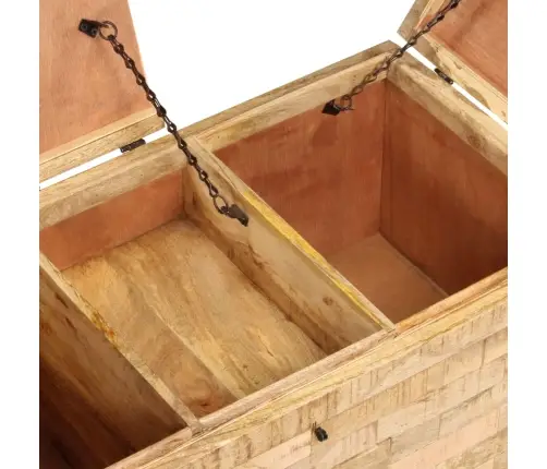 Kafijas Galdiņš, 80X40X35 Cm, Mango Masīvkoks Vidaxl