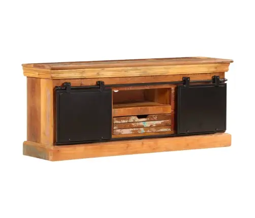 Tv Skapītis, 110X30X45 Cm, Pārstrādāts Masīvkoks Vidaxl