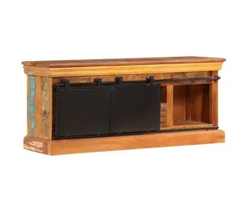 Tv Skapītis, 110X30X45 Cm, Pārstrādāts Masīvkoks Vidaxl