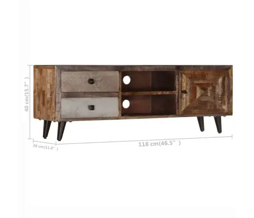 Tv Skapītis, 118X30X40 Cm, Mango Masīvkoks Vidaxl Tv Skapītis, 118X30X40 Cm, Mango Masīvkoks Vidaxl