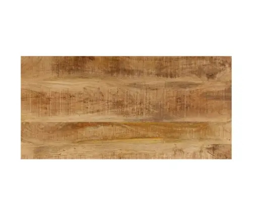 Kafijas Galdiņš, 100X50X35 Cm, Mango Masīvkoks Un Tērauds Vidaxl