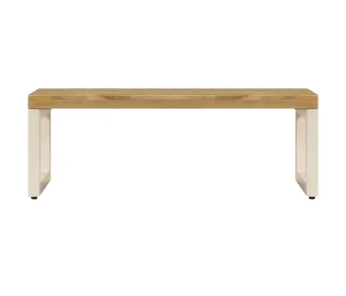 Kavos Staliukas, 100X50X35cm Mango Medienos Masyvas Ir Plienas