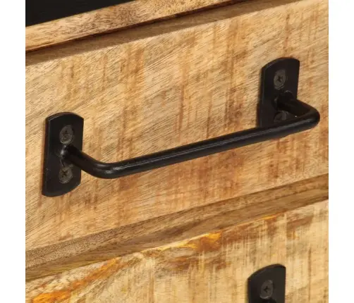 Tv Spintelė Su Stalčiais, 120X30X40cm Mango Medienos Masyvas