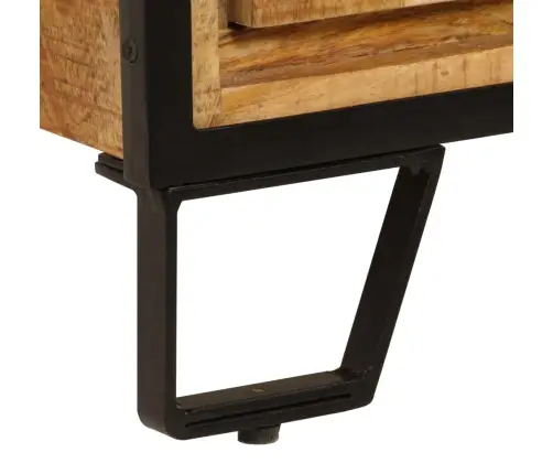 Tv Spintelė Su Stalčiais, 120X30X40cm Mango Medienos Masyvas