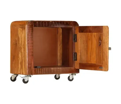 Naktsskapītis, 50X30X50 Cm, Pārstrādāts Masīvkoks Vidaxl