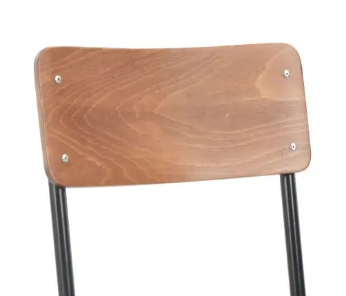 Virtuves Krēsli, 2 Gab., Saplāksnis Un Tērauds, Brūni Vidaxl