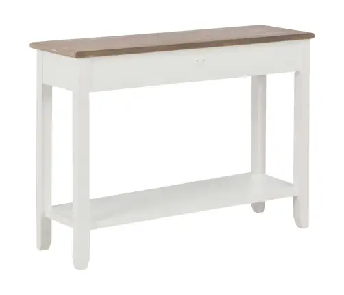 Konsoles Galds, 110X35X80 Cm, Balts, Koks Vidaxl