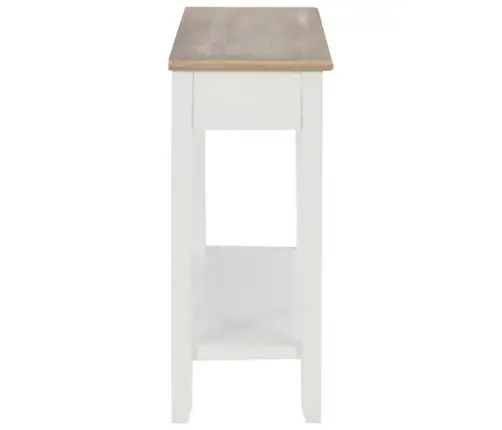 Konsoles Galds, 110X35X80 Cm, Balts, Koks Vidaxl