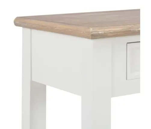 Konsoles Galds, 110X35X80 Cm, Balts, Koks Vidaxl