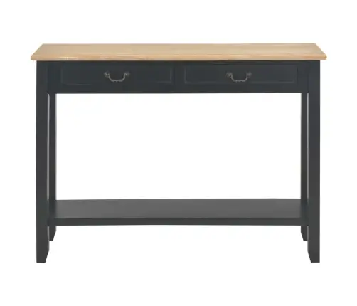 Konsoollaud, Must, 110 X 35 X 80 cm Puit Konsoollaud, Must, 110 X 35 X 80 cm Puit