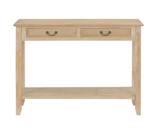 Konsoles Galds, 110X35X80 Cm, Dabīga Koka Krāsā Vidaxl