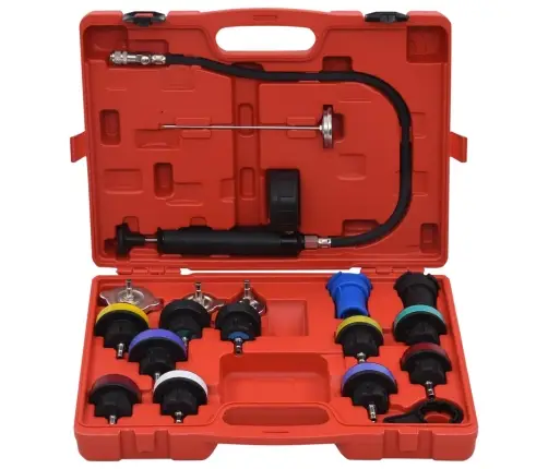 18-Osaline Jahutussüsteemi Ja Radiaatorikorgi Rõhutester