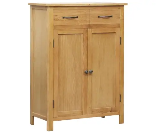 Apavu Skapis, 76X37X105 Cm, Ozola Masīvkoks Vidaxl