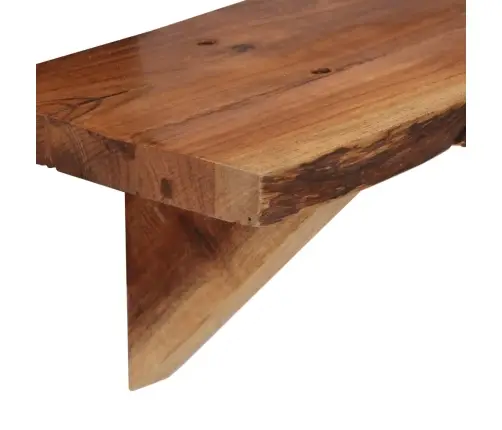 Sienas Plaukti, 2 Gab., 90X20X18 Cm, Akācijas Masīvkoks Vidaxl