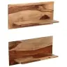 Sienas Plaukti, 2 Gab., 58X26X20 Cm, Masīvs Rožkoks Vidaxl Sienas Plaukti, 2 Gab., 58X26X20 Cm, Masīvs Rožkoks Vidaxl