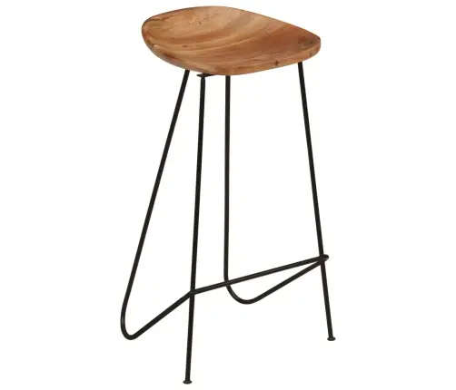 Bāra Krēsli, 2 Gab., Akācijas Masīvkoks Vidaxl