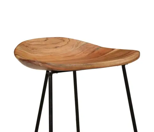 Bāra Krēsli, 2 Gab., Akācijas Masīvkoks Vidaxl