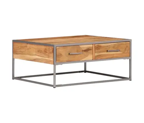 Kohvilaud, 75 X 75 X 35 cm Akaatsiapuit