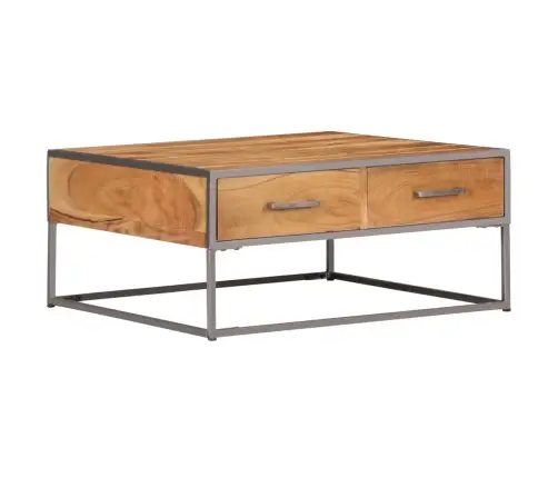 Kohvilaud, 75 X 75 X 35 cm Akaatsiapuit