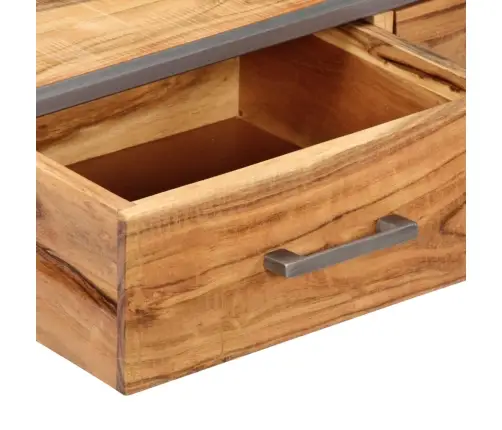 Kohvilaud, 75 X 75 X 35 cm Akaatsiapuit