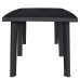 Sodo Stalas, Antracito Spalvos, 216X90X72cm Plastikas