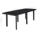 Sodo Stalas, Antracito Spalvos, 216X90X72cm Plastikas