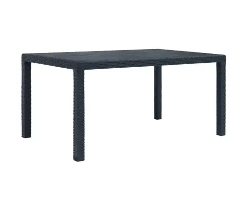 Dārza Galds, 150X90X72 Cm, Antracītpelēka Plastmasa Vidaxl Dārza Galds, 150X90X72 Cm, Antracītpelēka Plastmasa Vidaxl