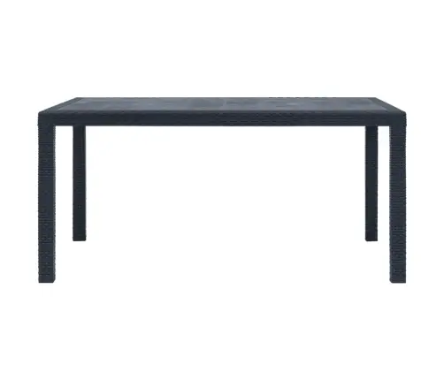 Dārza Galds, 150X90X72 Cm, Antracītpelēka Plastmasa Vidaxl Dārza Galds, 150X90X72 Cm, Antracītpelēka Plastmasa Vidaxl