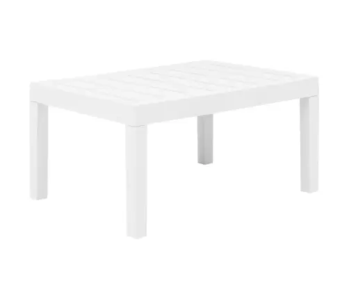 3-Daļīgs Dārza Atpūtas Mēbeļu Komplekts, Plastmasa, Balts Vidaxl 3-Daļīgs Dārza Atpūtas Mēbeļu Komplekts, Plastmasa, Balts Vidaxl