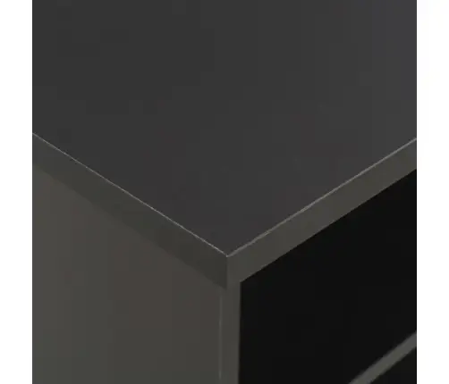 Bāra Galds, 60X60X110 Cm, Melns Vidaxl