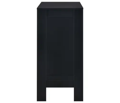 Baro Stalas Su Lentyna, Juodas, 110X50X103Cm