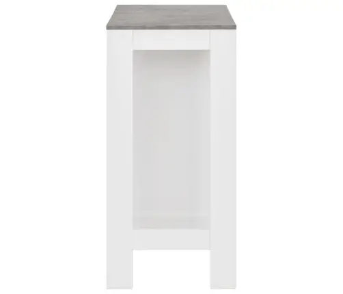 Baarilaud Riiuliga, Valge, 110 X 50 X 103 Cm