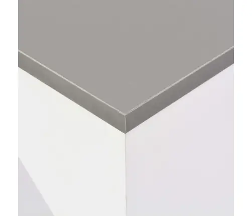 Bāra Galds Ar Pārvietojamu Plauktu, 138X39X110 Cm, Balts Vidaxl