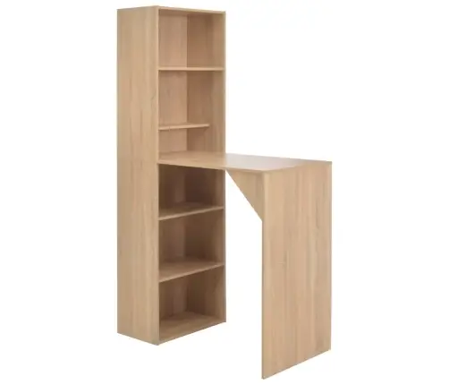 Baro Stalas Su Spintele, Ąžuolo Sp., 115X59X200Cm