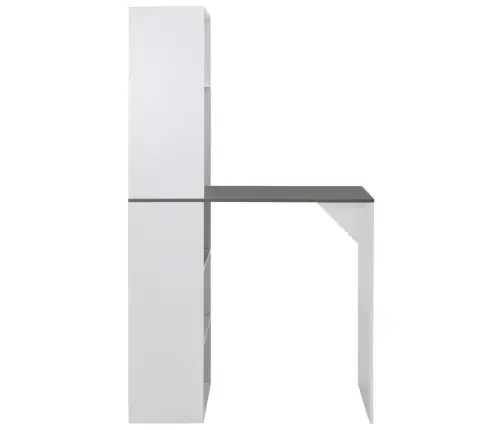 Baarilaud Kapiga, Valge, 115 X 59 X 200 Cm