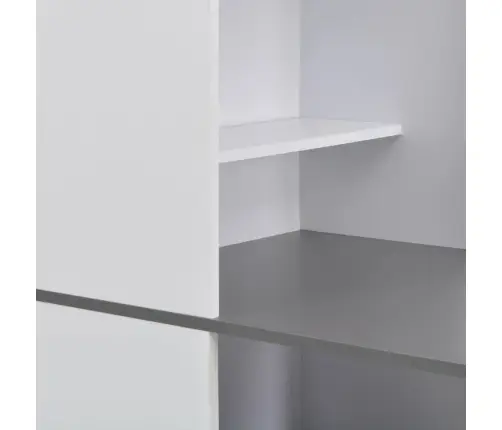 Baarilaud Kapiga, Valge, 115 X 59 X 200 Cm