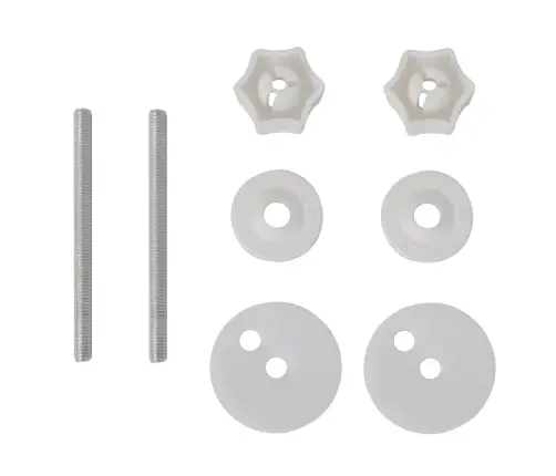 Klozeto Sėdynės Su Soft-Close Mech. Dang., 2Vnt., Baltos, Mdf