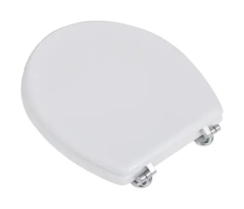 Tualetes Poda Sēdekļi Ar Vākiem, 2 Gab., Mdf, Balti Vidaxl